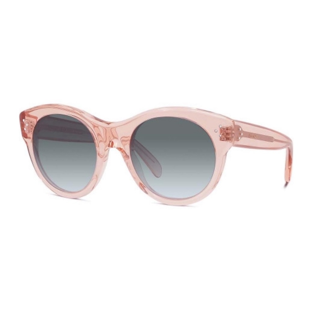 CELINE Pink Transparent Acetate Unisex Sunglasses CL40170I - Picture 6 of 12